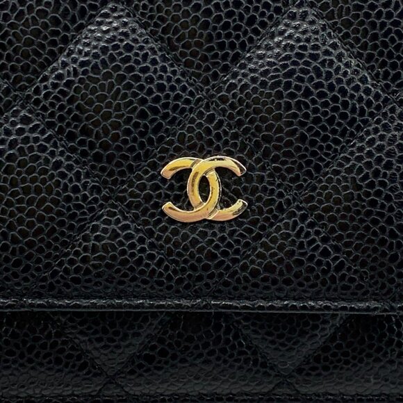 HW0896 Chanel Woc black diamond logo chain crossbody bag 19*3*11cm small - Picture 7 of 8